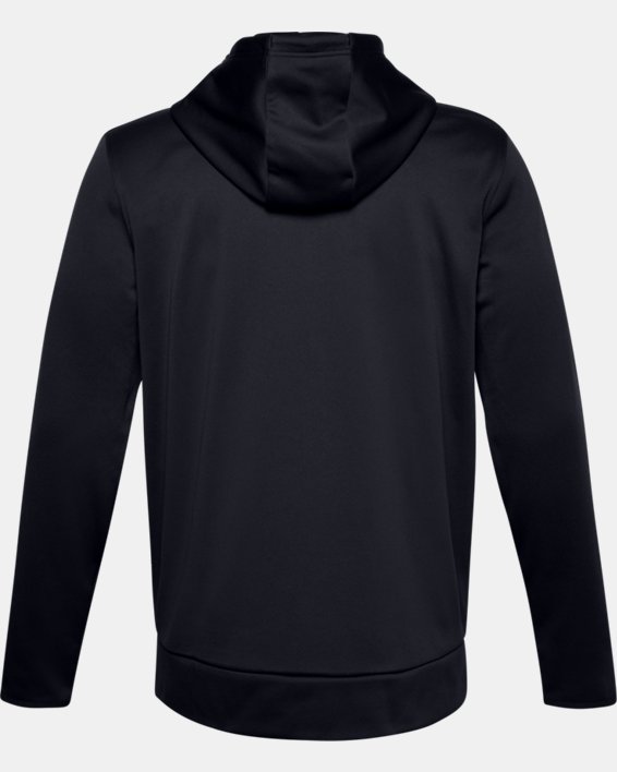 Men's Armour Fleece® Full Zip Hoodie, Black, pdpMainDesktop image number 5